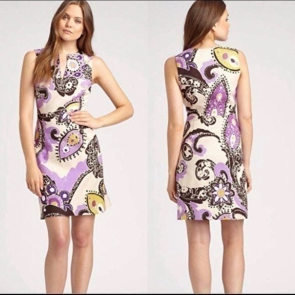 KATE SPADE | Keiran Dress Hydrangea Moroccan Paisley